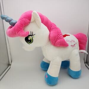 Large Mimicking Unicorn Plush Toy 16" Talks Makes Unicorn Sounds Lights Up